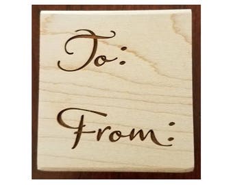 To From Gift Tag Stamp - SC59