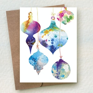ORNAMENTOS DE AGUARELA, Feriados, Cartão/estilo para todas as ocasiões #X86