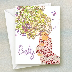 Baby Bump, Baby Shower, Nuevo Bebé, Tarjeta del Día de la Madre / estilo #M14