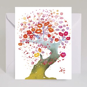 Bonsai besos, amor, todas las tarjetas de ocasiones / estilo #V31