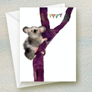 Koala Umarmungen, alle Gelegenheiten Card / style #G56