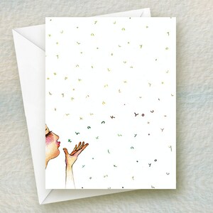 Blasen, danke, danke Ihnen Card / style #T01