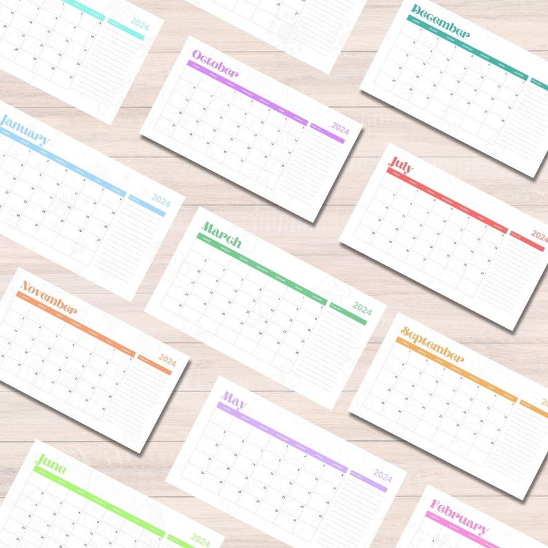 Printable Calendar Digital Download Calendar Mom Calendar Teacher Printable Calendar Digital Download Calendar Mom Calendar Teacher