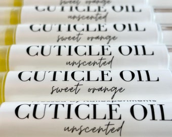 Organic Vegan Cuticle Oil, Handcrafted, Cruelty-Free, Nourishing Nail Care 3mL