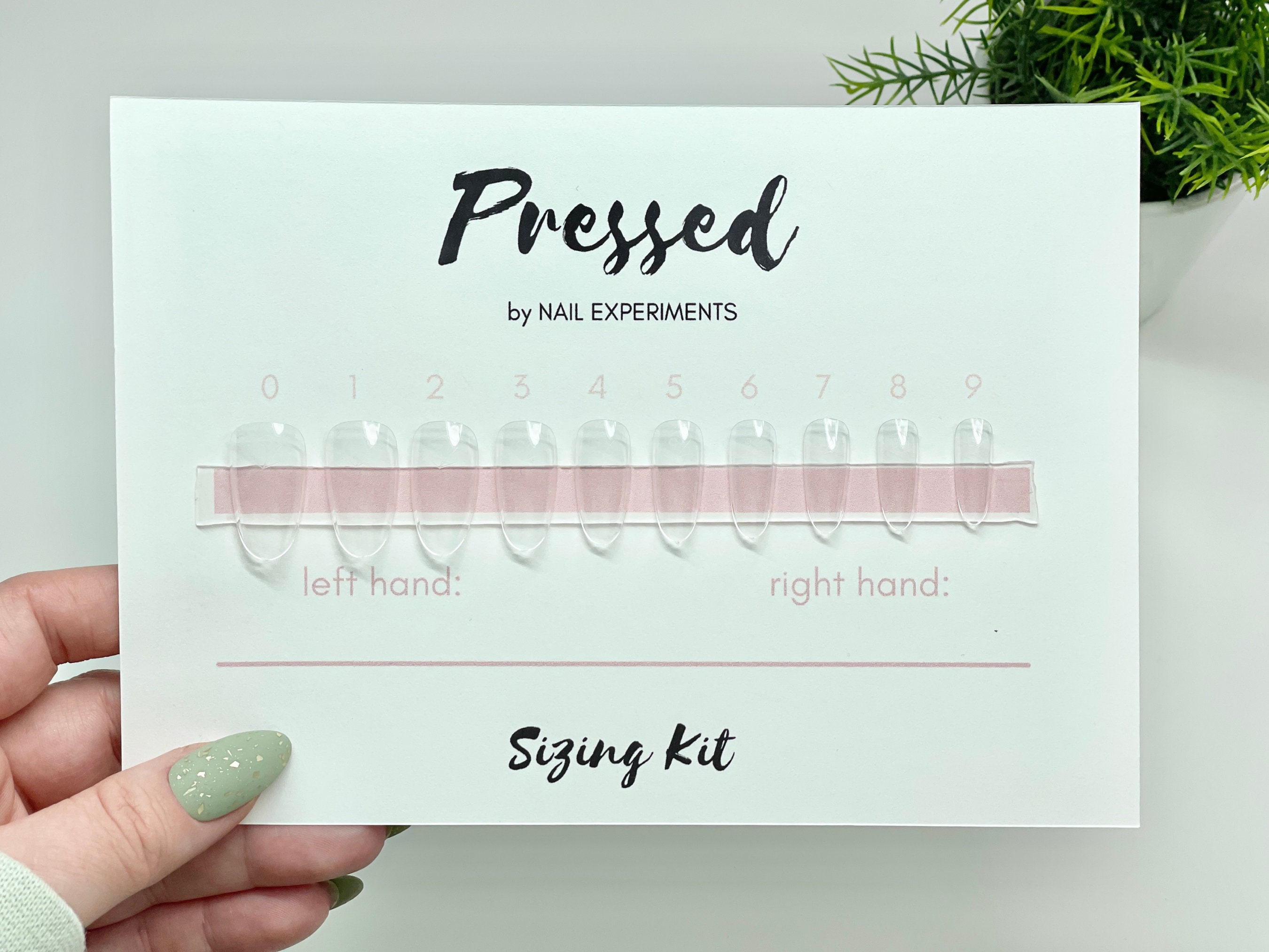 Try Me Before You Buy Me Sizing Kit, press on nails, designer press on nails, press on nail sizing kit