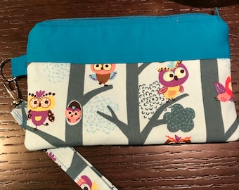 Owl In The Tree Wristlet