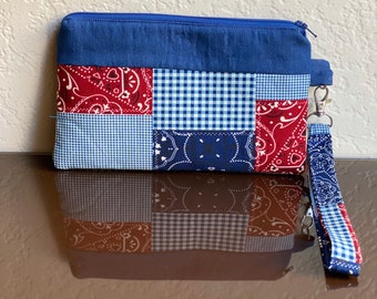 Patchwork Wristlet