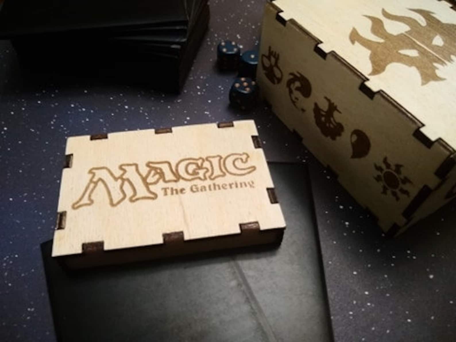 Magic The Gathering Deck Box Laser Cut Deck Box MTG Card Etsy
