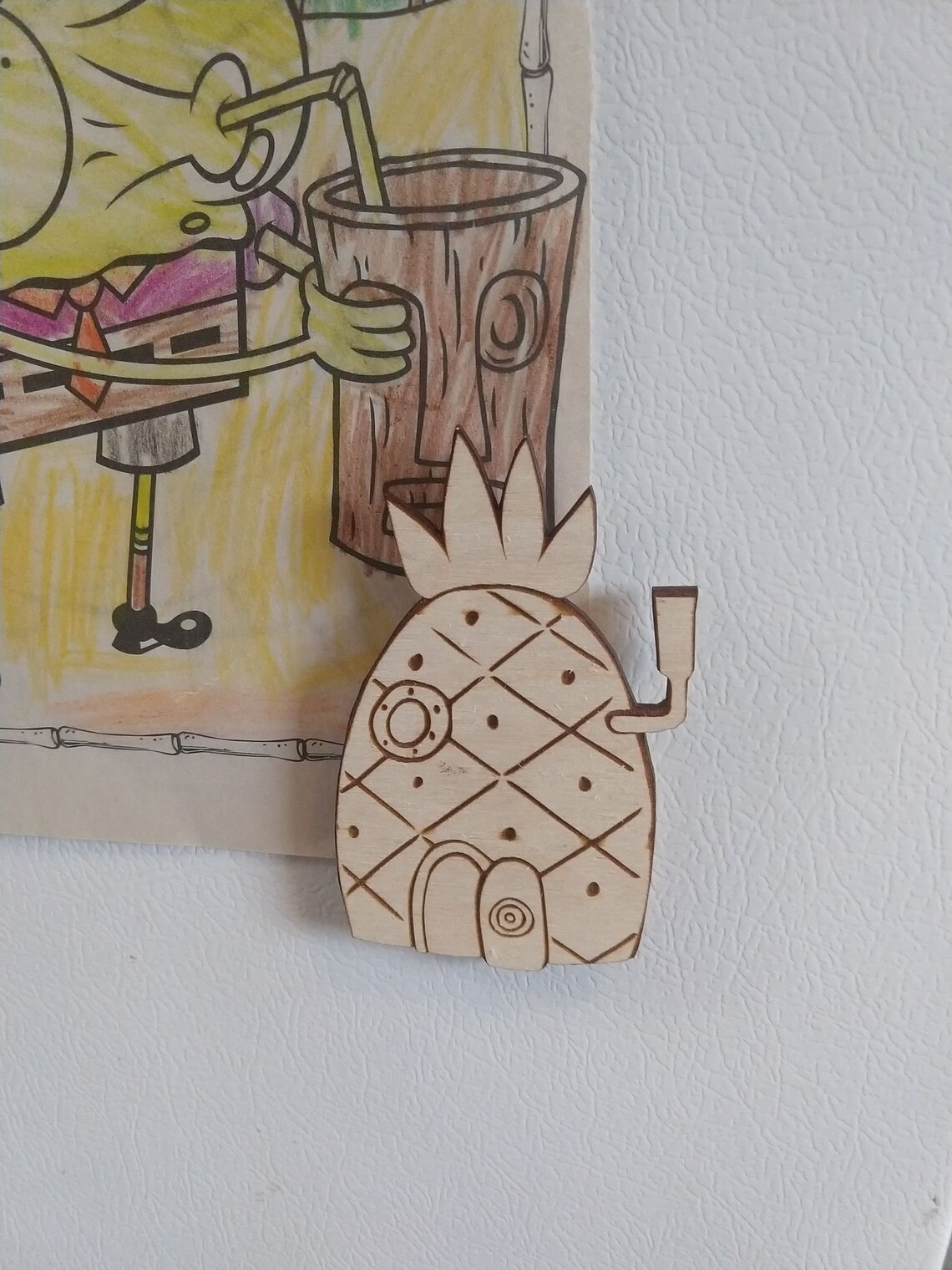 Wooden Spongebob Etsy
