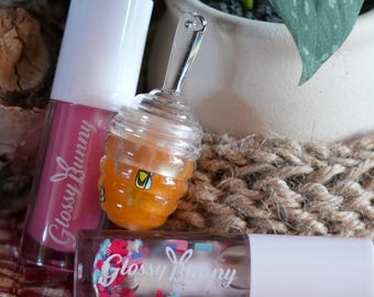 Glossy Bunny American Summer 3 Pack: Apple Pie, Strawberry Jelly & Sweet Raw Honey