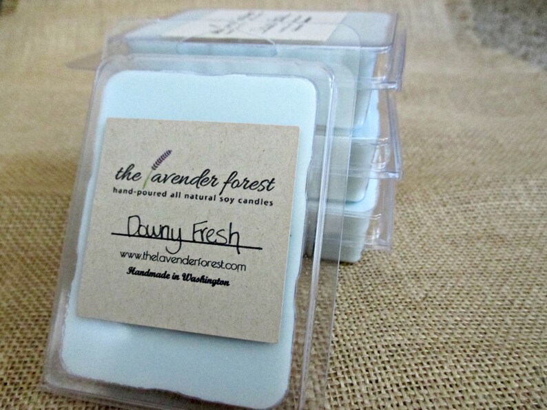 downy fresh hand-poured soy wax melt tarts natural soy wax highly scented