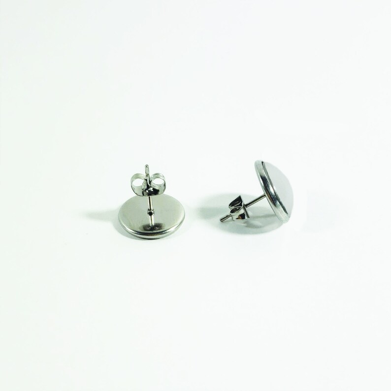 cute icon studs Music lovers music jewelry Garage band charms Musician jewelry Picture jewelry Vinyl record earrings