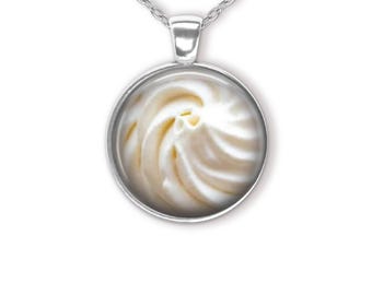 Whipped Cream Pendant Necklace