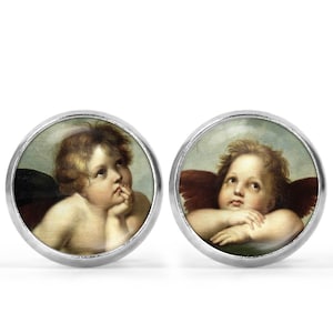 Cherub Picture Earrings