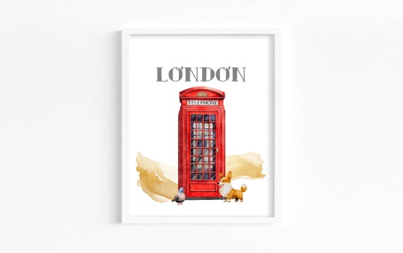 INSTANT DOWNLOAD London Wall Art Print