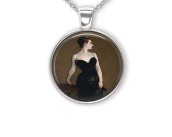 Madame X Art Pendant Necklace