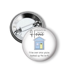 Pin Button - Congrats new home pin