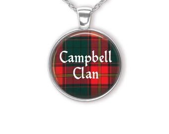 Personalized Scottish Name Pendant Necklace