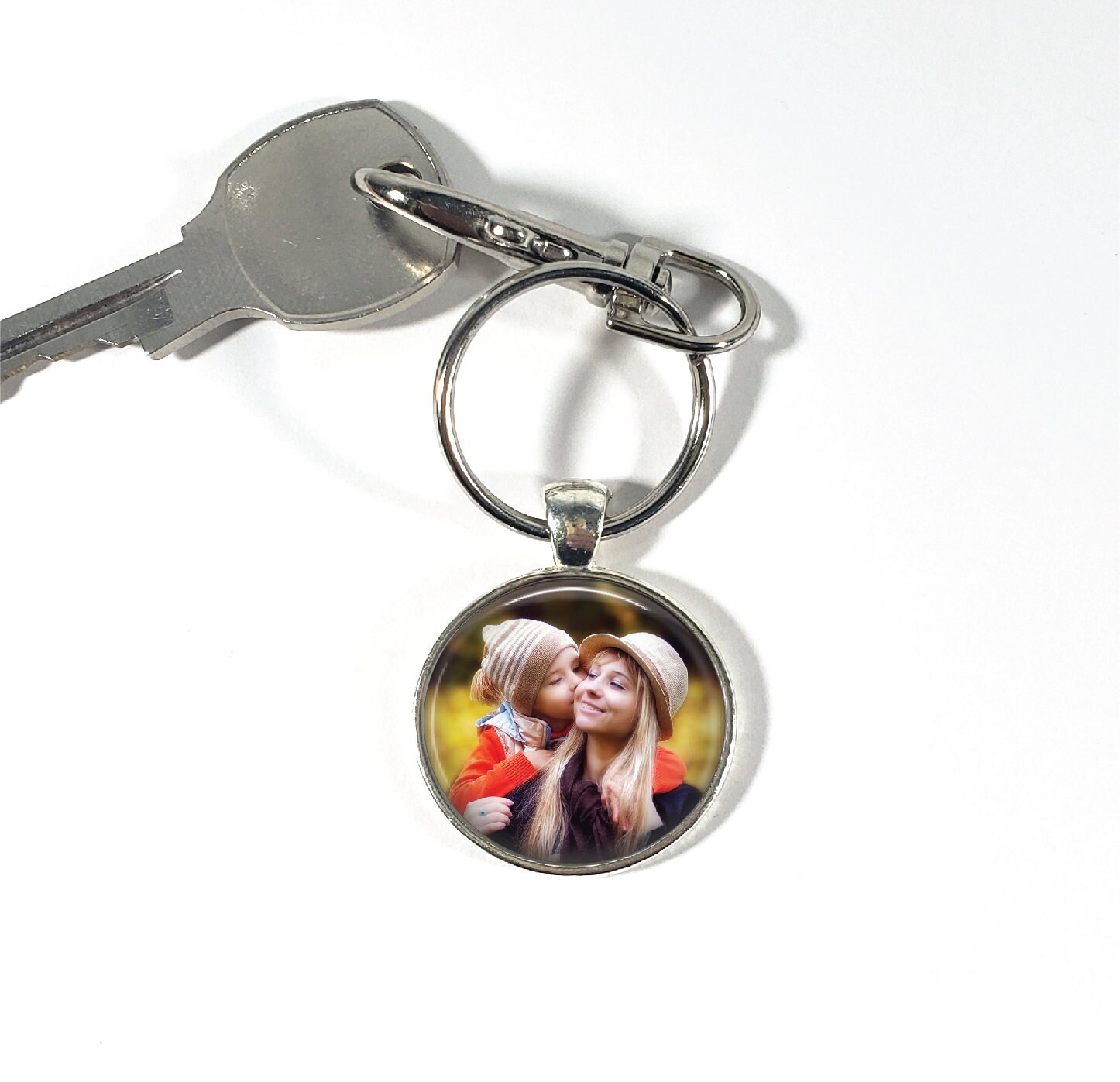 Custom personalized photo keychain gift for friends gift Etsy