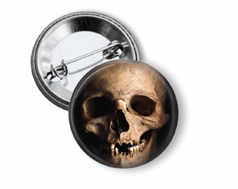 Skull Pinback Button
