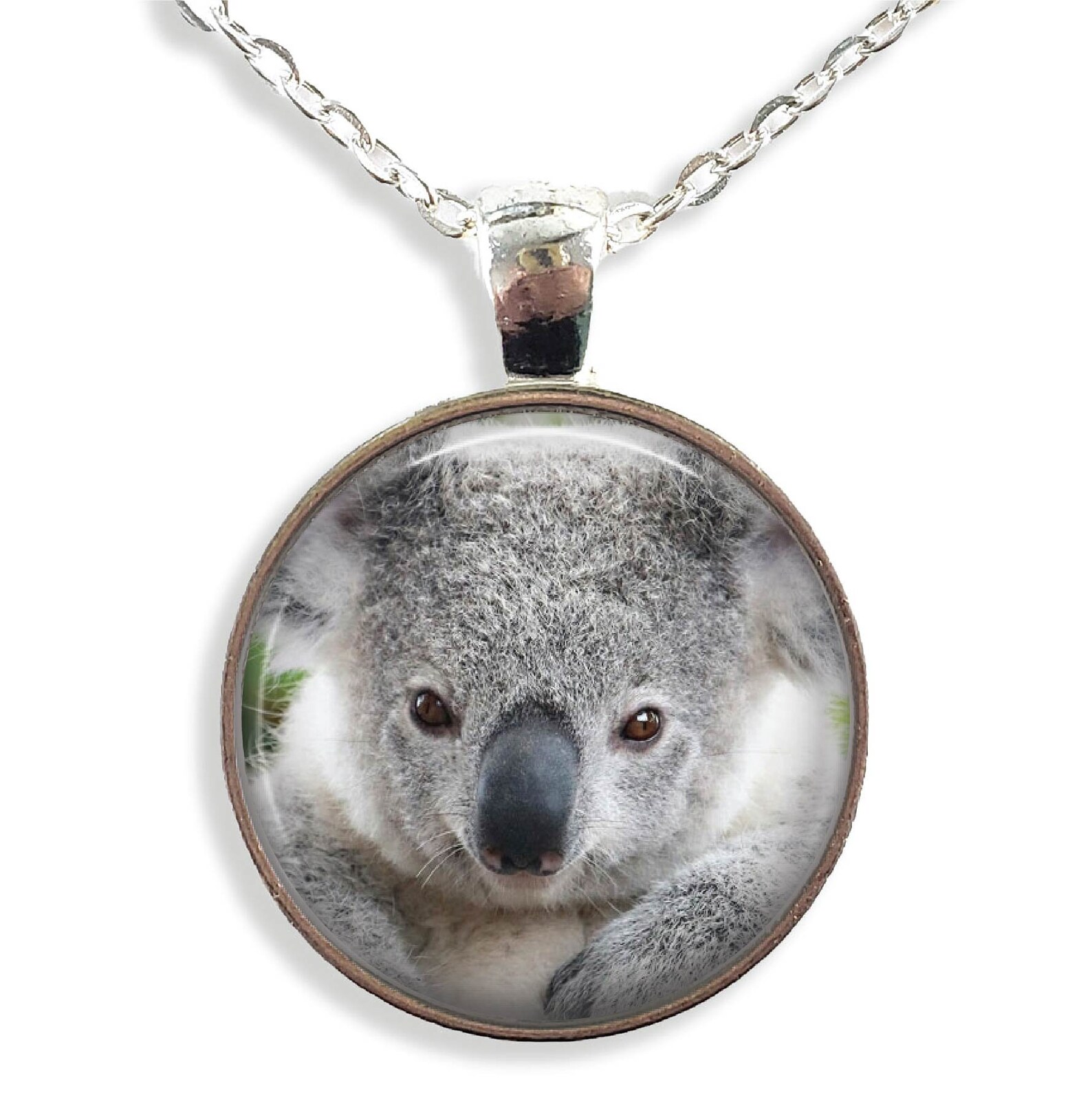 Koala Bear Pendant Necklace Animal Jewelry Four Oh Seven Etsy
