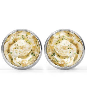 Mashed Potatoes Picture Earrings