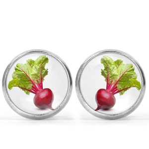 Radishes  Picture Earrings