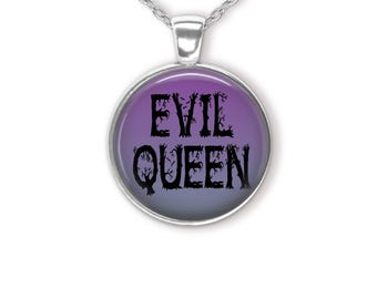 Evil Queen Pendant Necklace