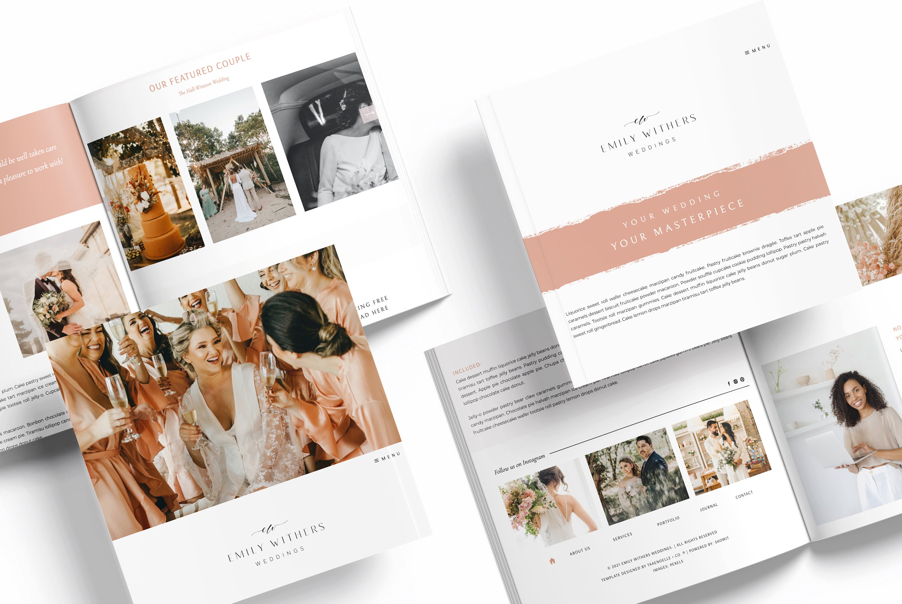 Showit Website Template Showit Templates Elegant Template Etsy UK