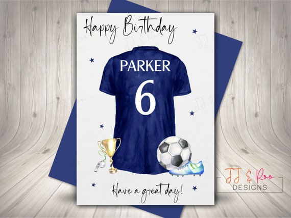 Tarjeta De Cumpleaños Para Nieto, Tarjeta De Cumpleaños De Fútbol