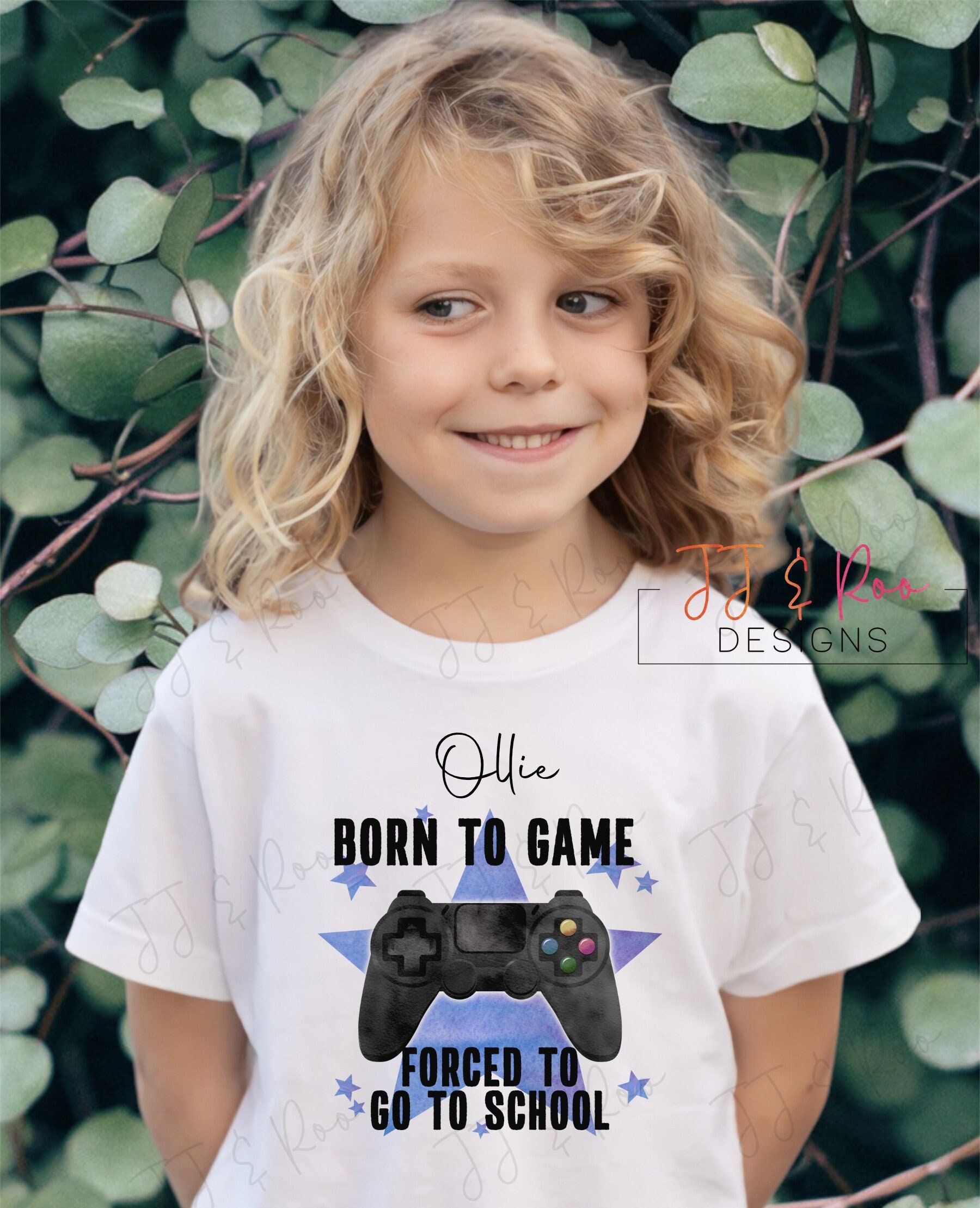 Gamer School Kids Gaming to Video Forced Personalised Born T-shirt T-shirt Childrenswear Go Game - Etsy Games to to