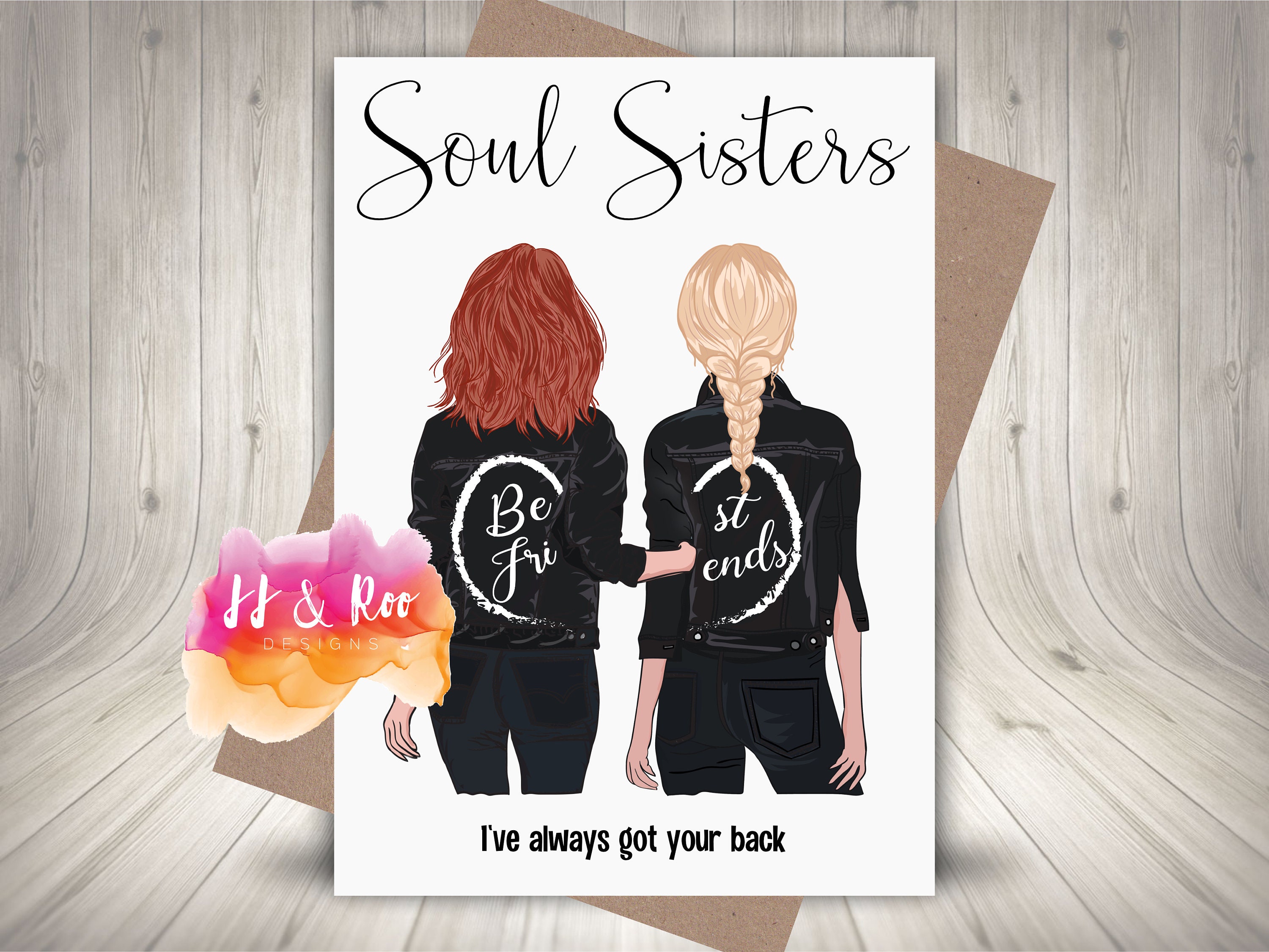Personalised Soul Sisters Customisable Birthday Card Best - Etsy
