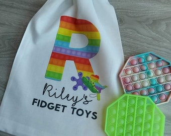 Bolsa de almacenamiento de juguetes sensoriales personalizada