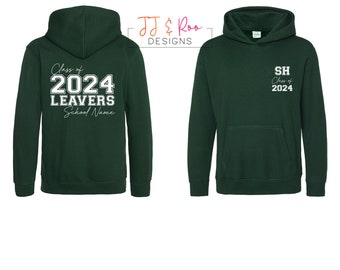 Leavers Hoodie | Primary School Leavers Hoodie | Class of 2024 | Year 6 Leavers Top | Personalised School Hoodies