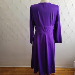 Ladies Flare purple flowers Size 24 main image 1