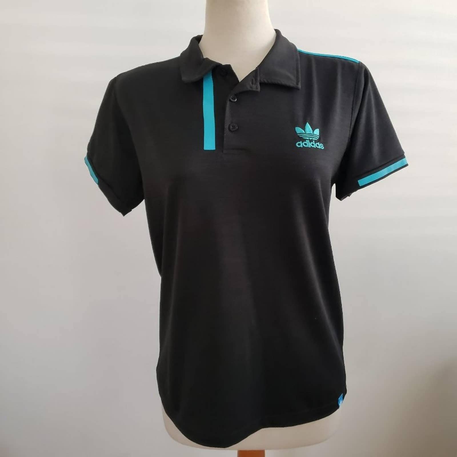 Vintage 90's Adidas Made in England Polo Shirt With Tags 