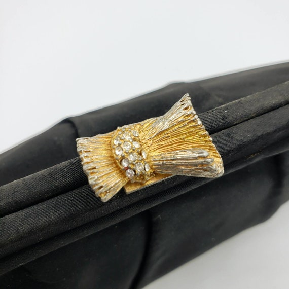 Vintage Clutch | Classic 1950s Clutch Purse | Bla… - image 3