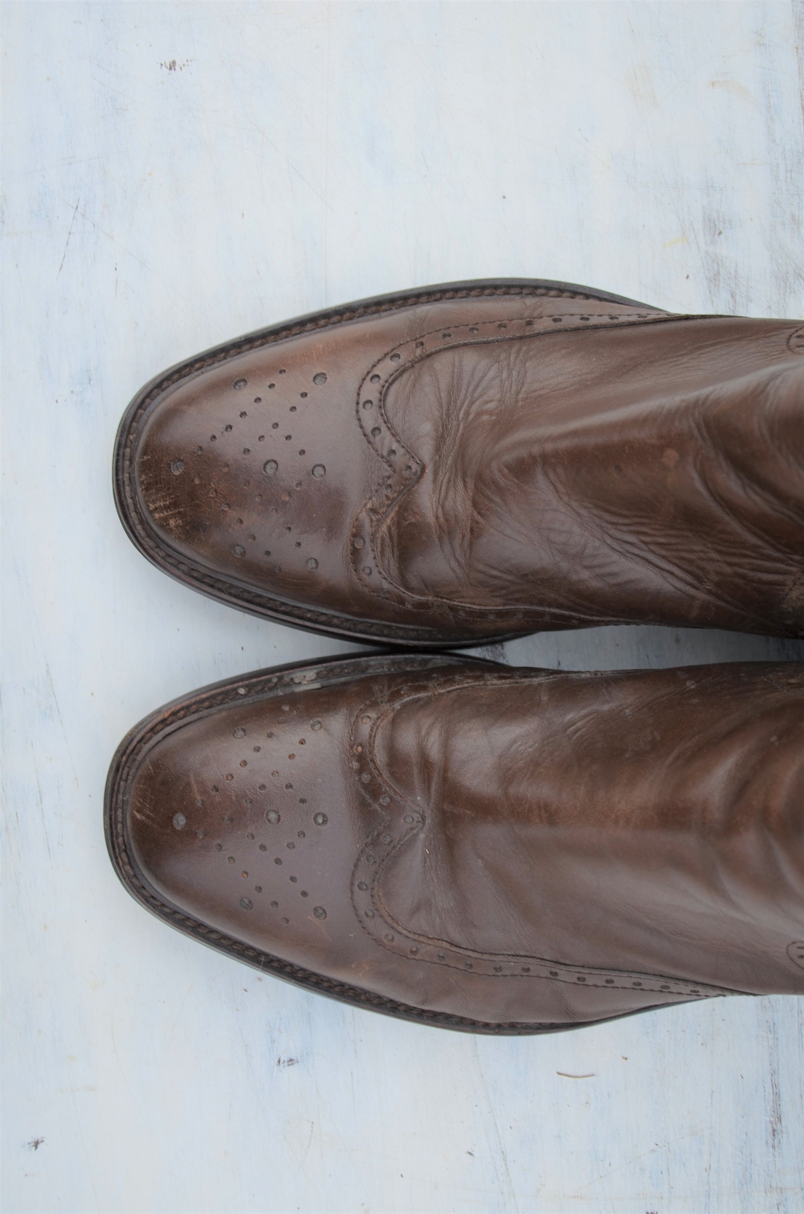 mens leather half boots