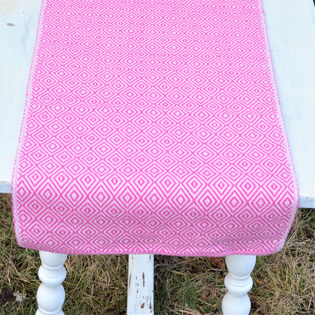 Cotton Table Runner, Spring Table Topper, Kitchen Table Runner, Dinner
