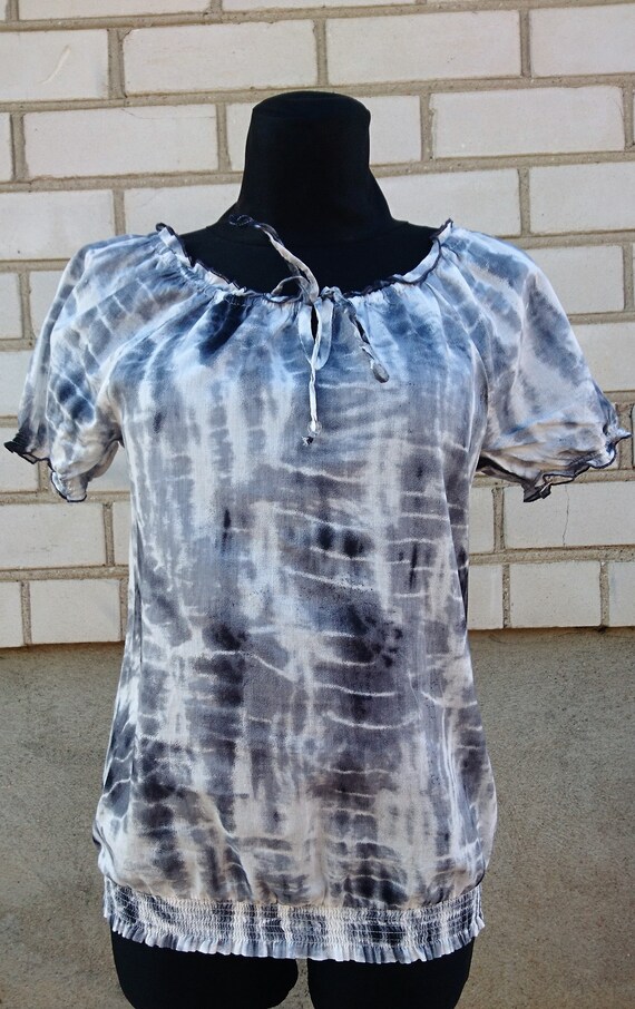 womens summer peasant tops