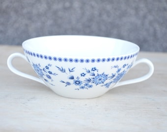 Seltmann Weiden Bone China Soup cup. Vintage porcelain cup bowl. Porcelain Bavaria Cup. Double Handle Soup Bowl. Antique porcelain cup