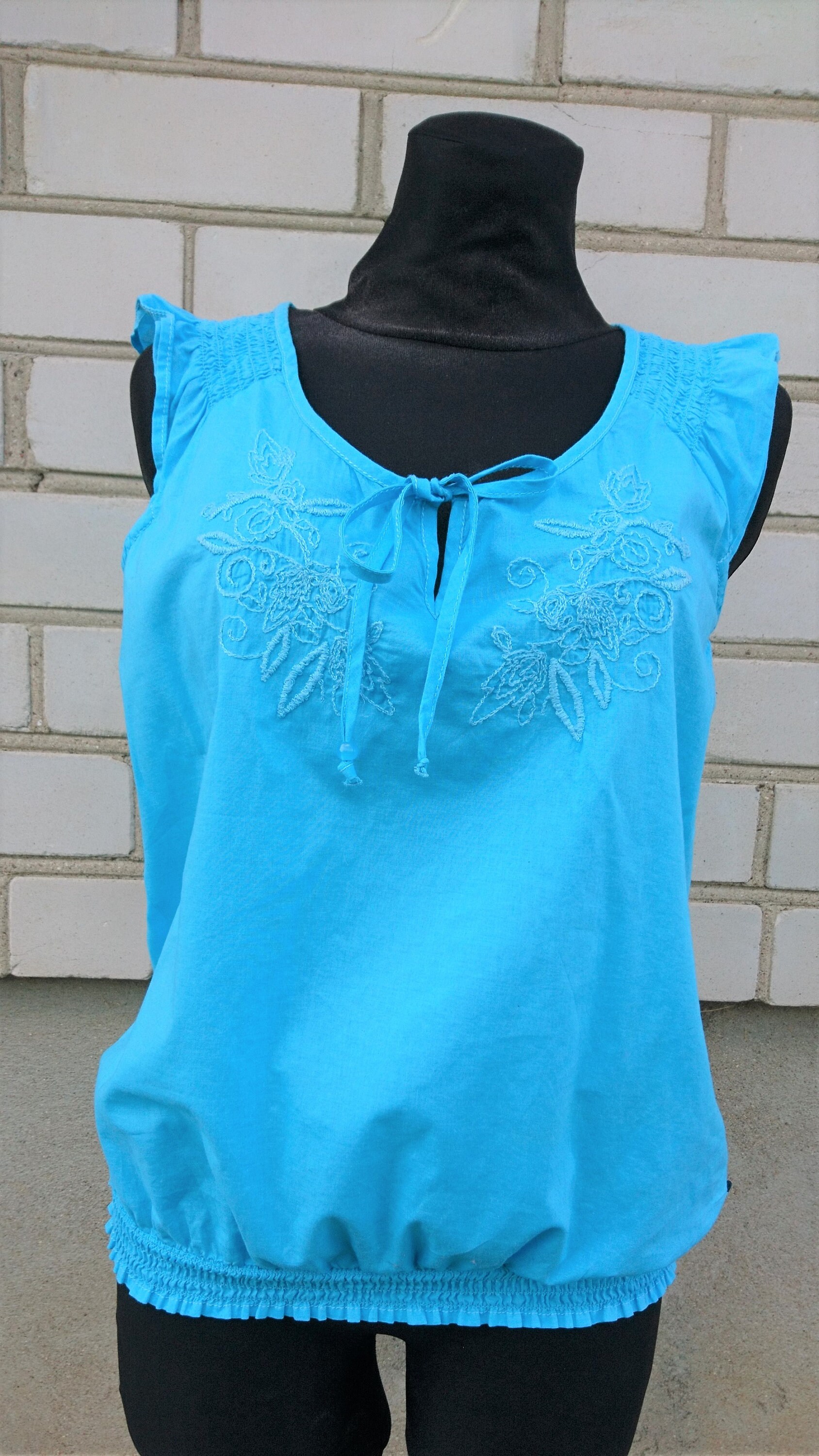 peasant top sleeveless