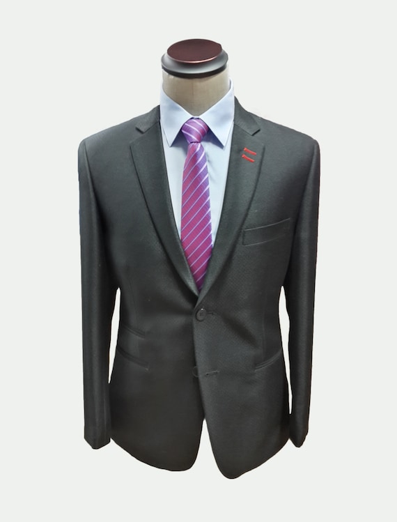 Men's custom tailored suit/ Full canvas/ Super 120s/ Blue No.5/ Custom tailoring/ bespoke/men suit jacket/ men suit vest
