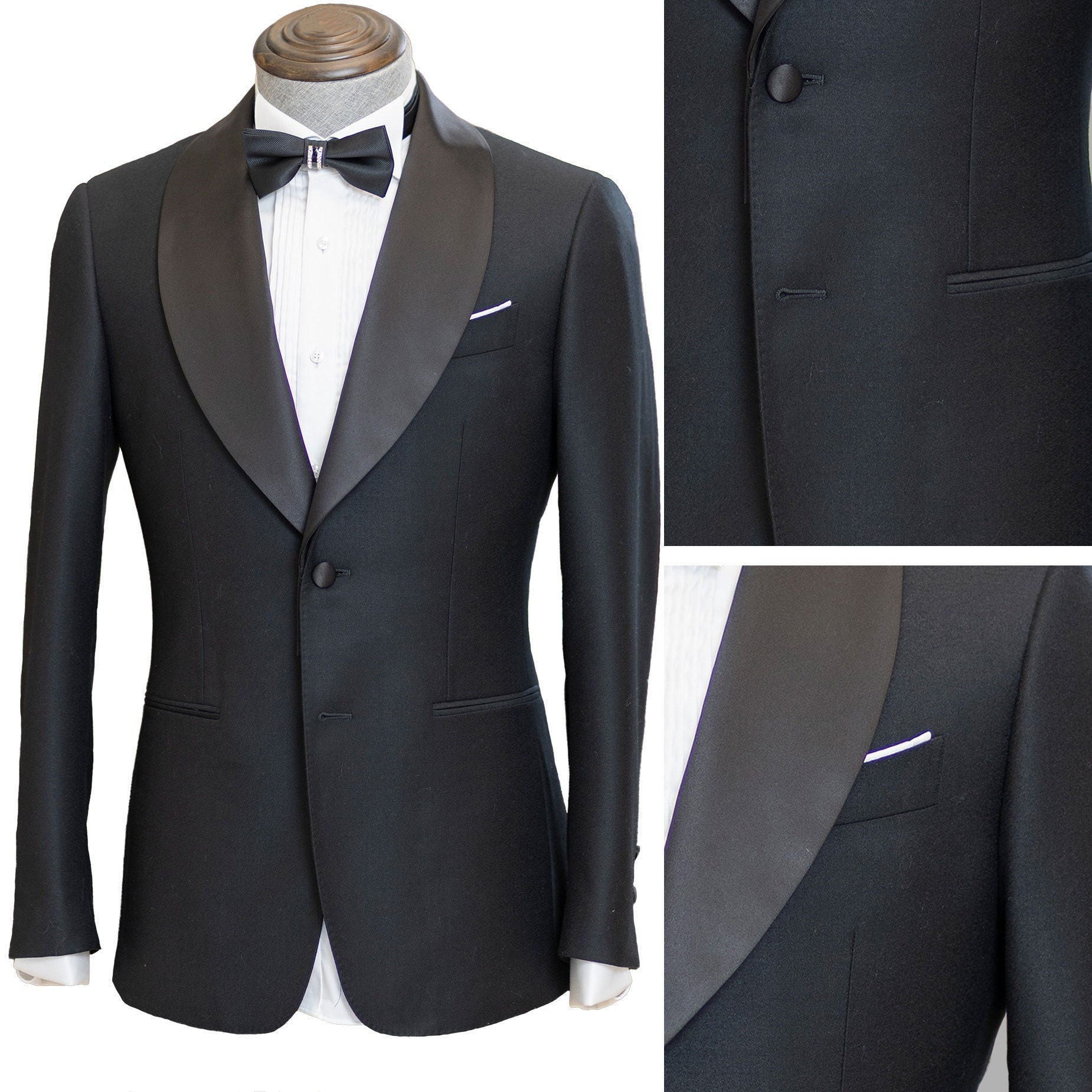 Mens Black Suits for Wedding Groom Business Casual Suits Bespoke for Men