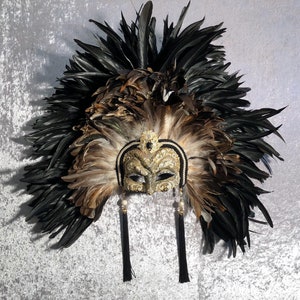 Venetian Mask,Anna Feather Mask,Original Mask