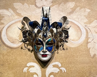 Maschera Veneziana,volto Bianco Da Dipingere 