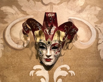 Maschera Veneziana,Jolly Giorgia,Maschera Originale Di Venezia