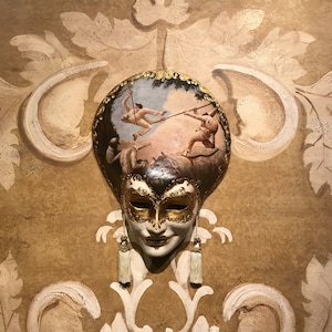 Venetian Mask,Hand Painted Mask,Original mask