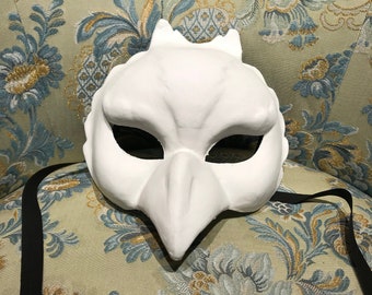 Maschera Veneziana,Aquila Bianca Da Dipingere