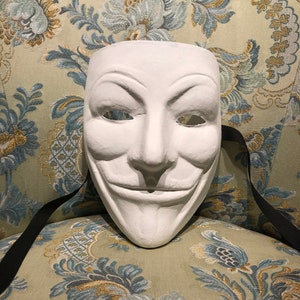 Maschera Veneziana,Maschera Anonymous,Bianca Da Dipingere